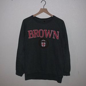 Brown college crewneck